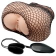 (image for) Vagina & Anal Lifelike Vibrating Fishnet Ass