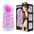 (image for) See Through Spiral Clear Masturbation Cup With Ball