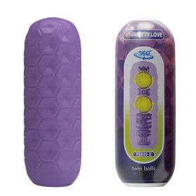 Twin Balls Male Masturbation Cup