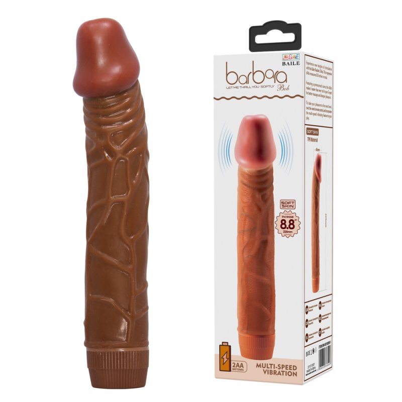 (image for) 8.8\" Vibrating Dildo