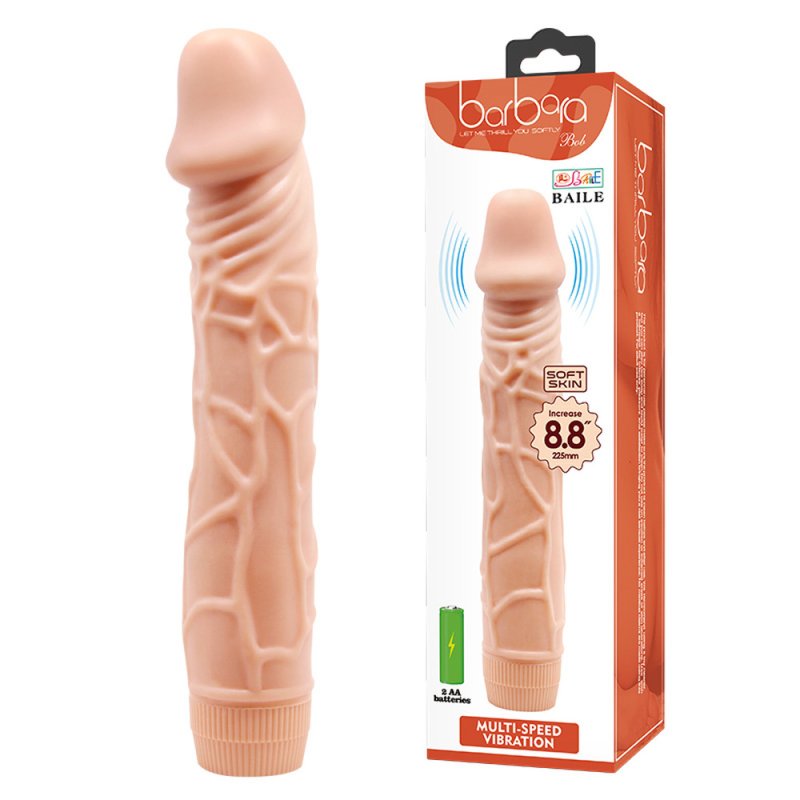 (image for) 8.8\" Vibrating Dildo