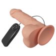(image for) 8.5" Vibrating Slide Skin Realistic Dildo