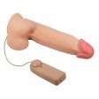 (image for) 8.5" Lifelike Slide Skin Vibrating Realistic Dildo
