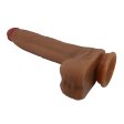 (image for) 11" Silicone Textured Dildo