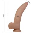 (image for) 10.2" Sliding Skin Realistic Dildo