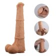 (image for) 15.2 inch Realistic Sliding Skin Dildo