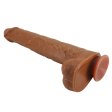 (image for) 14.4 inch Realistic Sliding Skin Dildo