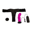 (image for) Leather Harness Strap-on Dong