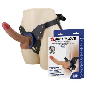 Butterfly Strap On Harness Suit Dildo With Suction Cup below 3.54"