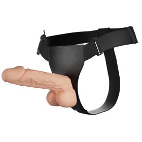 9.4" Vibrating Dildos Strap On Harness
