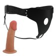 (image for) 6.9" Dildo Universal Strap On Harness