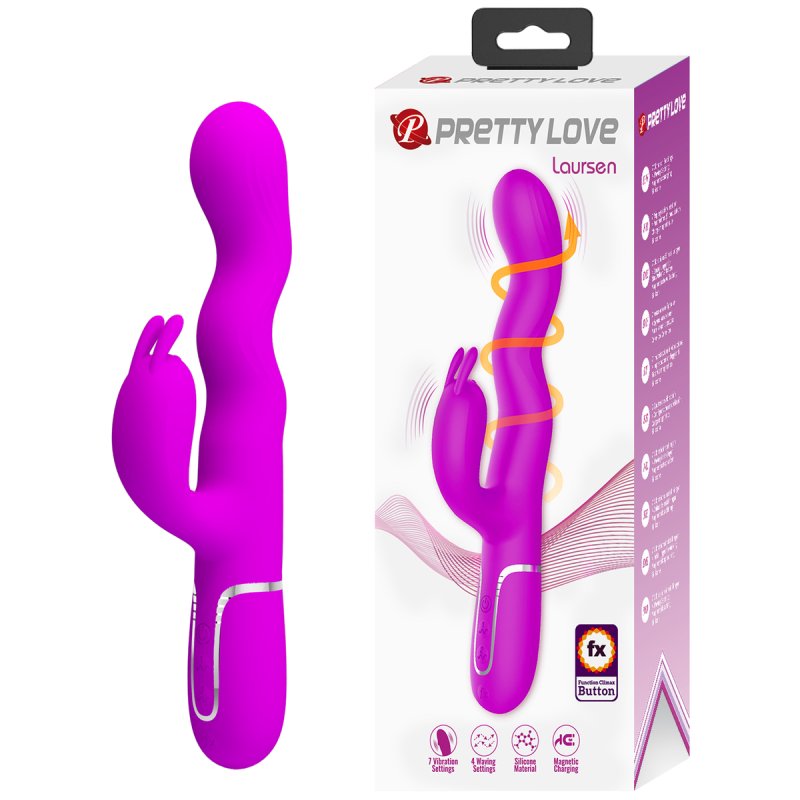 (image for) Prettylove Waving Rabbit Vibrator - Laursen