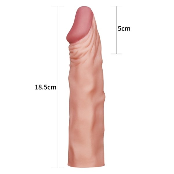 (image for) Add 2" Pleasure X Tender Penis Sleeve