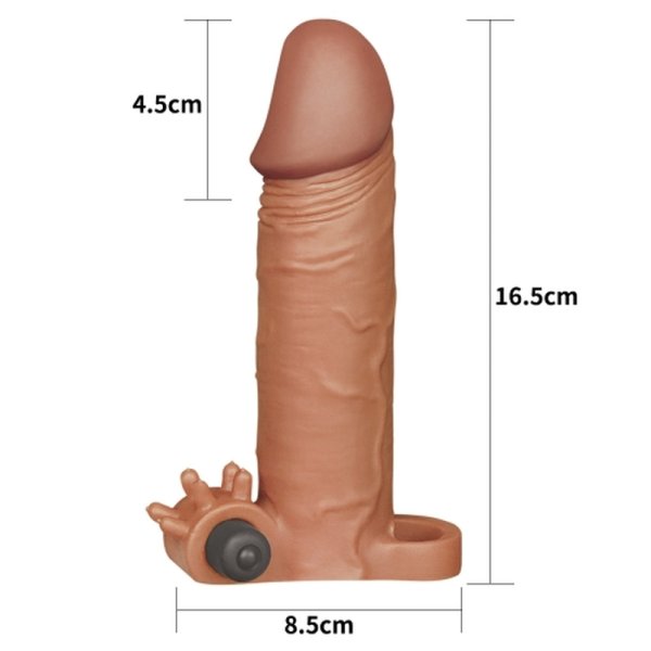 (image for) Add 2" Pleasure X Tender Vibrating Penis Sleeve