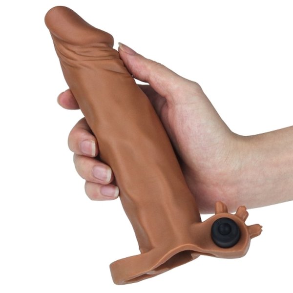 (image for) Add 2" Pleasure X Tender Vibrating Penis Sleeve