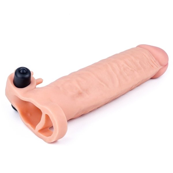 (image for) Add 2" Pleasure X Tender Vibrating Penis Sleeve