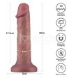 (image for) 8'' Vibrating Dual Density Power Cock