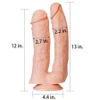 (image for) 12'' Realistic Mega Double Dildo