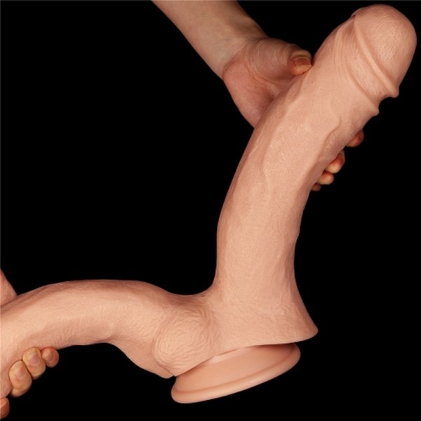 (image for) 12'' Realistic Mega Double Dildo