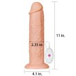 (image for) 11'' Realistic Long Vibrating Dildo