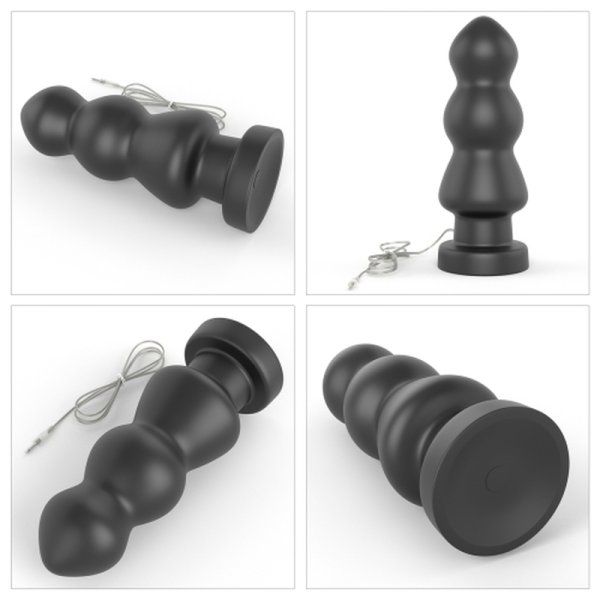 (image for) 7.8" King Sized Vibrating Anal Rigger