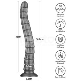 14.5" Vibrating Anal Slider