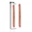 (image for) 17" Realistic Double Penetration Dildo