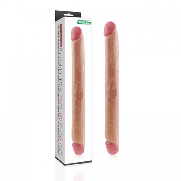 (image for) 17" Realistic Double Penetration Dildo