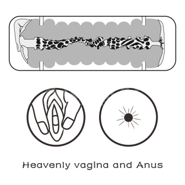 (image for) Virgin-skin Blowout Double Side Stroker Vagina and Anus