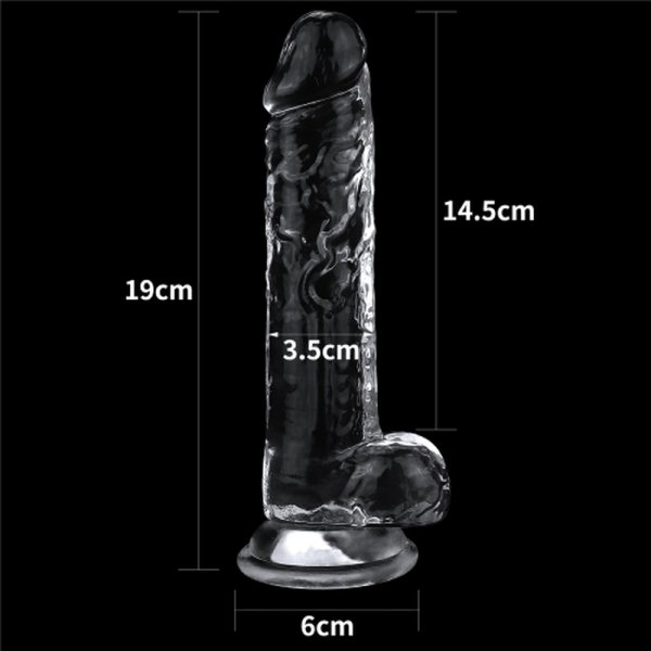 (image for) Flawless Clear Dildo 7.5"