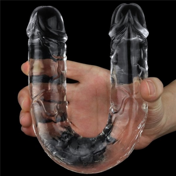 (image for) Flawless Clear Double dildo 12"