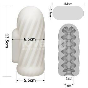 Knights Ring Vibrating Dual Purpose Sleeve-Spiral
