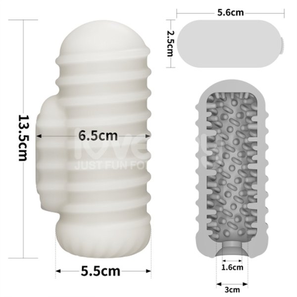 (image for) Knights Ring Vibrating Dual Purpose Sleeve-Wavy