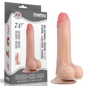 7" Sliding Skin Dual Layer Dong
