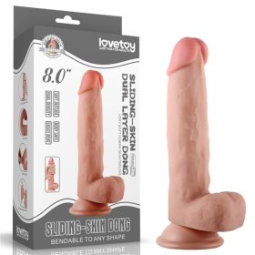 8" Sliding Skin Dual Layer Dong