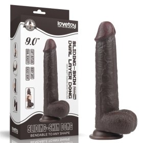 9" Sliding Skin Dual Layer Dong