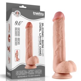 9" Sliding Skin Dual Layer Dong