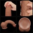 (image for) 11.5" King Sized Sliding Skin Dual Layer Dong