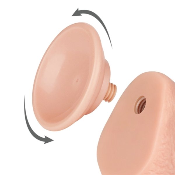 (image for) 7.5" Sliding Skin Dual Layer Dildo