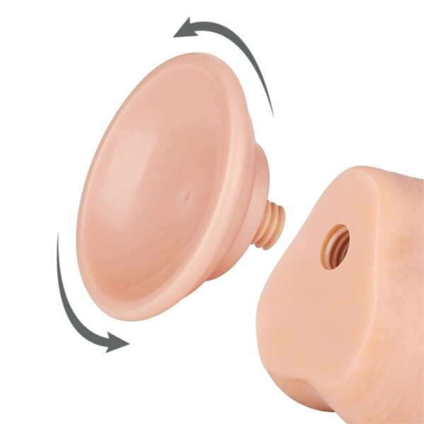 (image for) 7.5" Sliding Skin Dual Layer Dildo