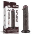 (image for) 8" Sliding Skin Dual Layer Dildo