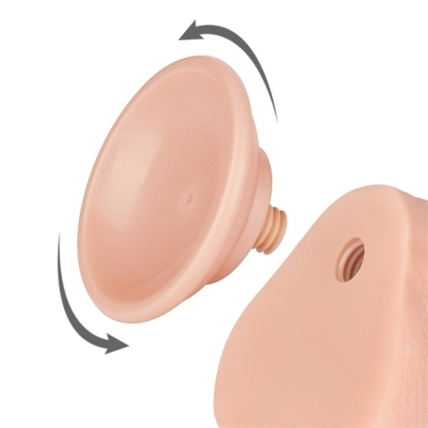 (image for) 8.5" Sliding Skin Dual Layer Dildo