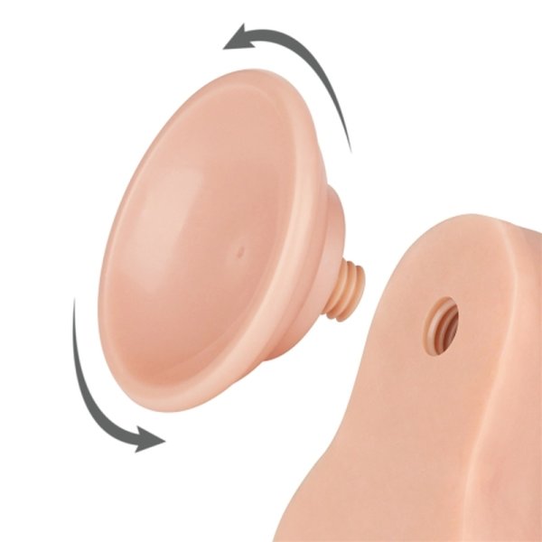 (image for) 8.5" Sliding Skin Dual Layer Dildo