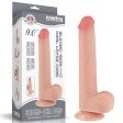(image for) 9" Sliding Skin Dual Layer Dildo