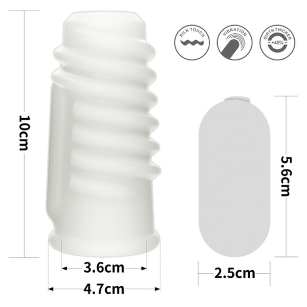 (image for) Vibrating Spiral Penis Extension