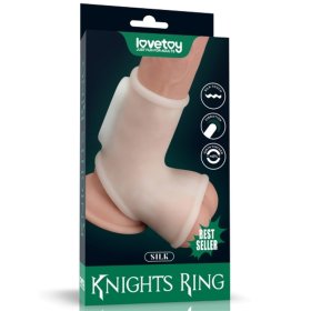 Vibrating 2in1 Slik Cock Ring Sleeve