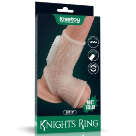 Vibrating 2in1 Drip Cock Ring Sleeve