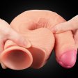 (image for) 11" Dual Layer Platinum Silicone Cock