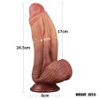 (image for) 10'' Dual layered Platinum Silicone Cock
