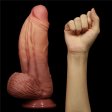 (image for) 10'' Dual layered Platinum Silicone Cock